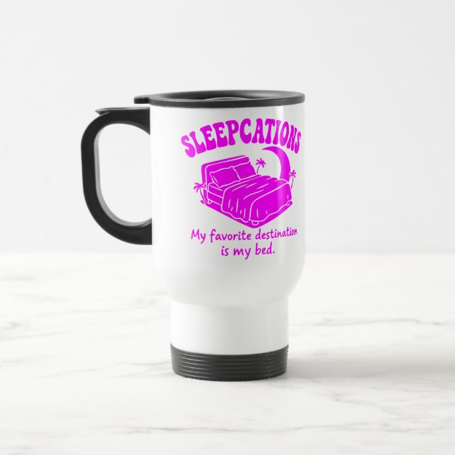 Caneca Térmica Férias do Sono (Esquerda)