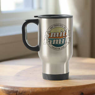 Caneca Térmica Férias Familiares Simples e Legal Modernas