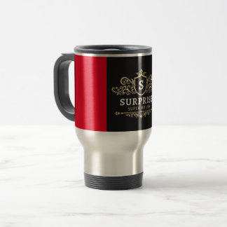 Caneca Térmica festa de casamento moderna de luxo super vermelha