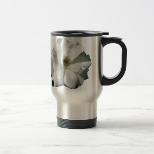 Caneca Térmica Festa de Rosas Brancas Chuva de Flores de Casament