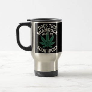 Caneca Térmica Festa Engraçada do Dia de São Patrício para Homens