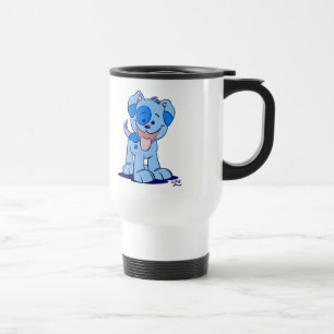 Caneca Térmica Filhote de cachorro azul bonito dos desenhos