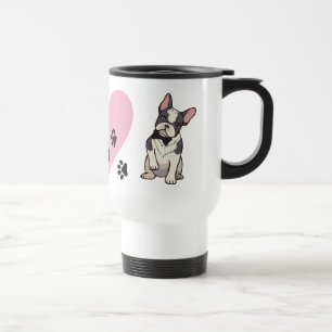 Caneca Térmica Filhote de Cachorro Francês Cachorro Bonito