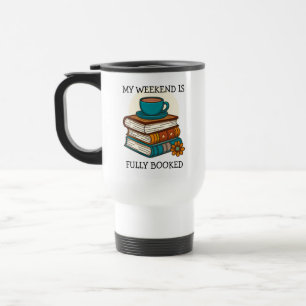 Caneca Térmica Fim de Semana Totalmente Reservados Amantes de Liv