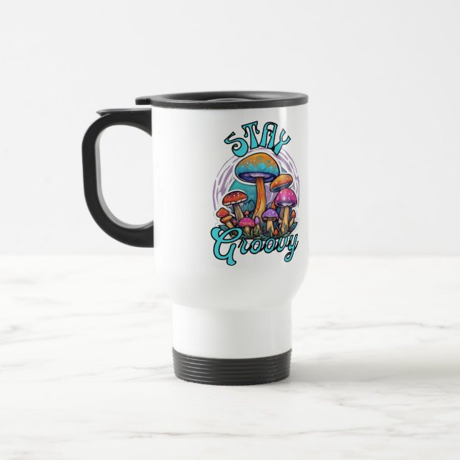 Caneca Térmica Fique Groovy (Esquerda)