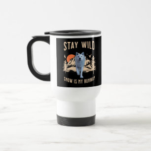 Caneca Térmica Fique Selvagem Lobo Ártico