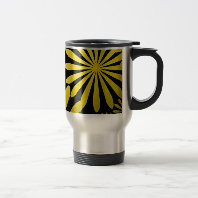 Caneca Térmica Fireworks Amarelo (Direita)