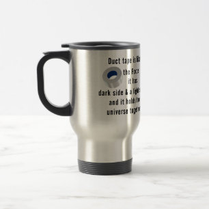 Caneca Térmica Fita adesiva, humor de engenharia