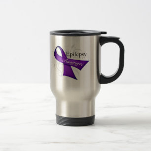 Caneca Térmica Fita da consciência da epilepsia
