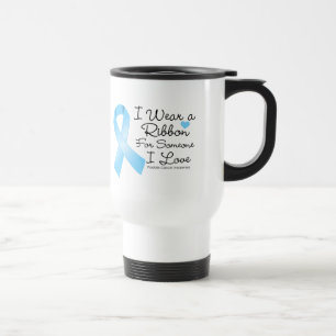 Caneca Térmica Fita do cancro da próstata alguém amor de I