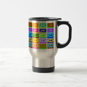 Caneca Térmica Fita Mistura Psicodélica