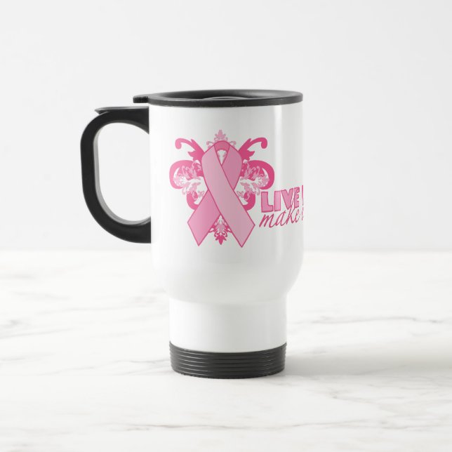 Caneca Térmica Fitas cor-de-rosa cada dia (Esquerda)