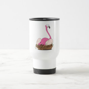 Caneca Térmica Flamingos