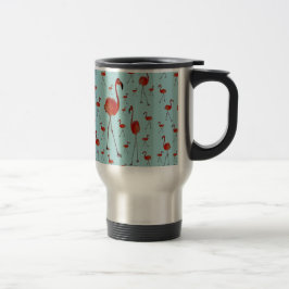 Caneca Térmica flamingos andantes