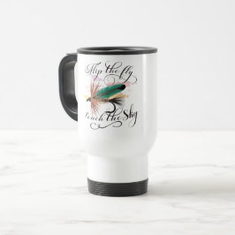 Caneca Térmica "Flip the  fly, touch the sky" dry fly