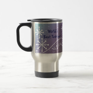 Caneca Térmica Floco de Neve - Melhor Professor