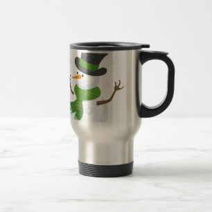 Caneca Térmica Floco de Neve Neve Inverno Nevado Nevasca Boneco d