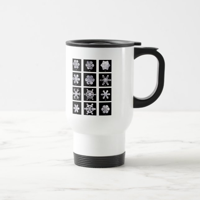 Caneca Térmica Flocos de neve de Wilson Bentley (Direita)