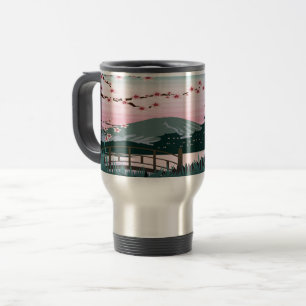 Caneca Térmica Flor