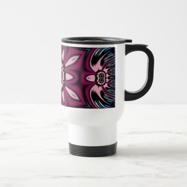 Caneca Térmica flor (Direita)
