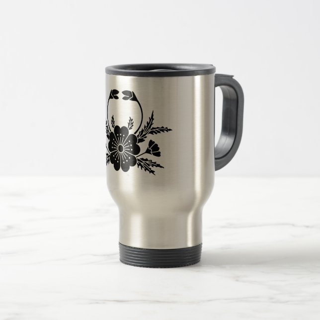 Caneca Térmica Flor de cereja em forma de caranguejo (EDO) (Frente Esquerda)