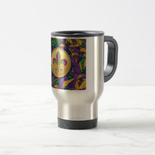 Caneca Térmica Flor de lis do Mardi Gras