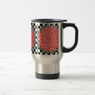 Caneca Térmica Flor digital por Kenneth Yoncich