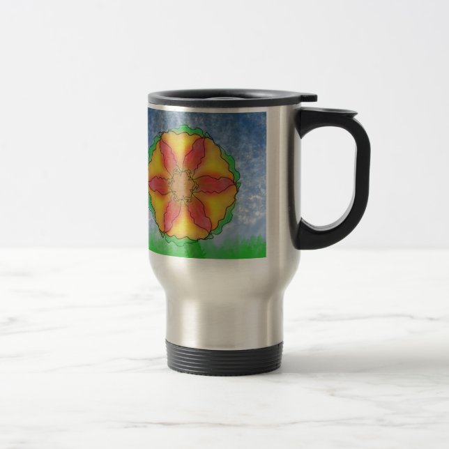 Caneca Térmica Flor Ímpar (Direita)