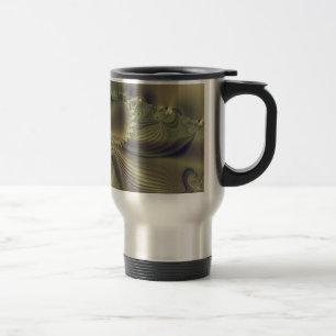 Caneca Térmica Flor Metálica