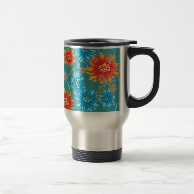 Caneca Térmica Flora padrões (Direita)