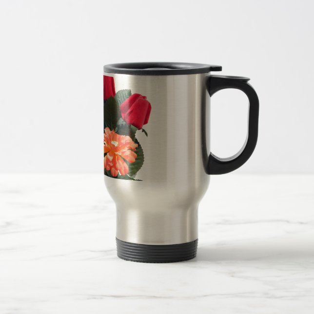 Caneca Térmica Flores com várias cores (Direita)