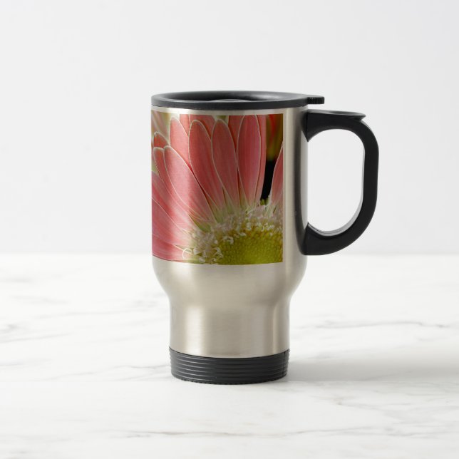 Caneca Térmica Flores cor-de-rosa (Direita)