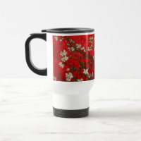 Flores de Amendoeira de Van Gogh Vermelho