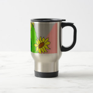 Caneca Térmica flores do girassol