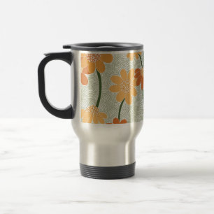Caneca Térmica Flores retrorreflectoras bonito mudas na década de