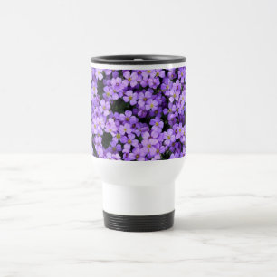 Caneca Térmica Flores Violetas -