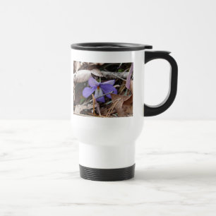 Caneca Térmica FloresSilvestres Violeta Pata de Pássaro Hot Sprin