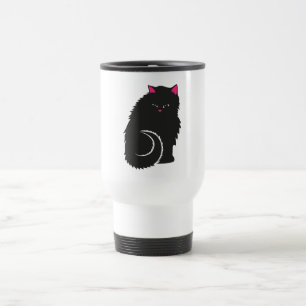 Caneca Térmica FluffyBlackCat.ai