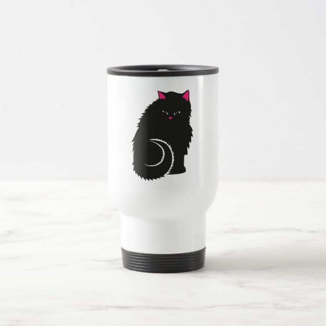 Caneca Térmica FluffyBlackCat.ai (Centro)