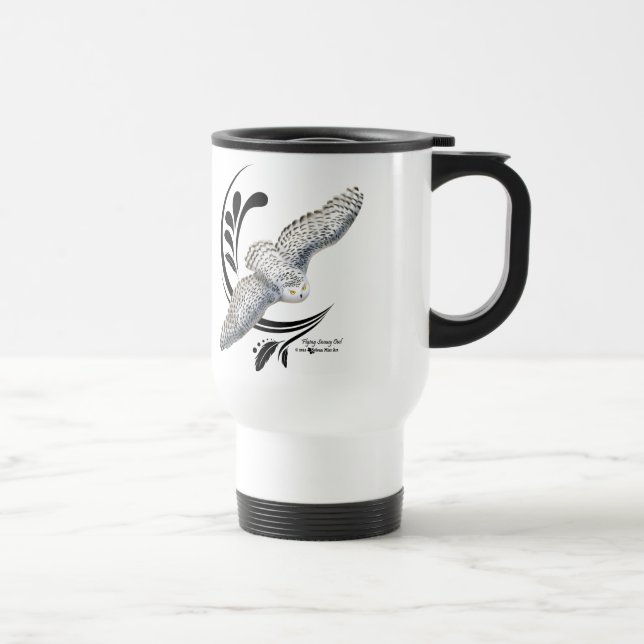 Caneca Térmica Flying Snowy Owl (Direita)