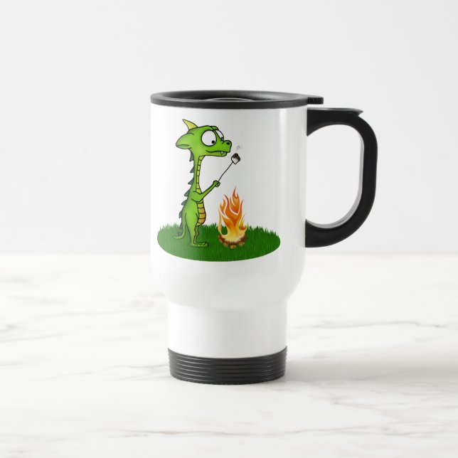 Caneca Térmica Fogo Dragão (Direita)