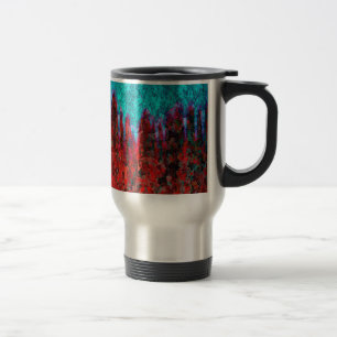 Caneca Térmica Fogo e textura de gelo