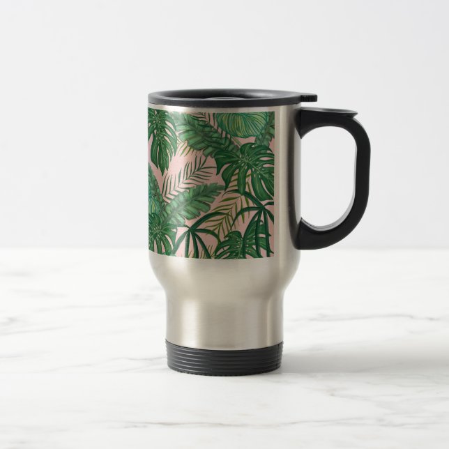Caneca Térmica Folhas tropicais (Direita)