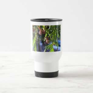 Caneca Térmica folhas verdes, cipreste, sementes