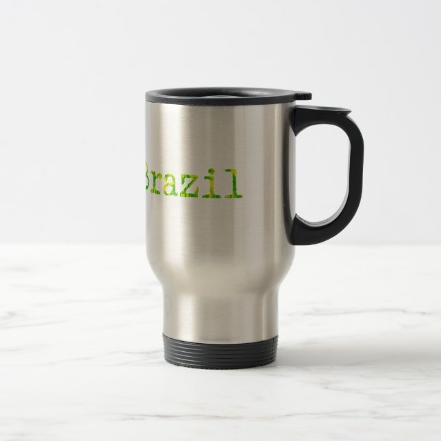 Caneca Térmica Fonte verde e amarela do Brasil (Direita)