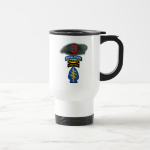 Caneca Térmica Forças Especiais da 7 Veteranos Verde Beretês Ve