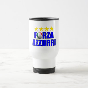 Caneca Térmica Forza Azzurri 4 Vezes Campeões Mundiais de Futebol