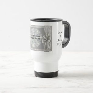 Caneca Térmica Foto de Casamento Silver Personalizada