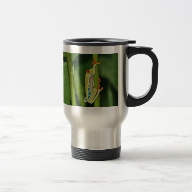 Caneca Térmica Foto do sapo de árvore (Direita)
