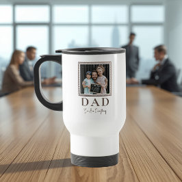 Caneca Térmica Foto Moderna Personalizada do Papai